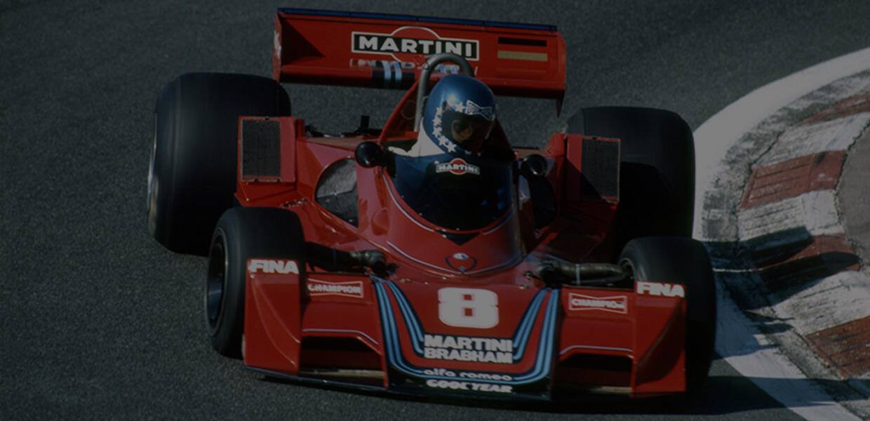 Vintage 1975 Brabham Martini Racing Car Photo Photograph 